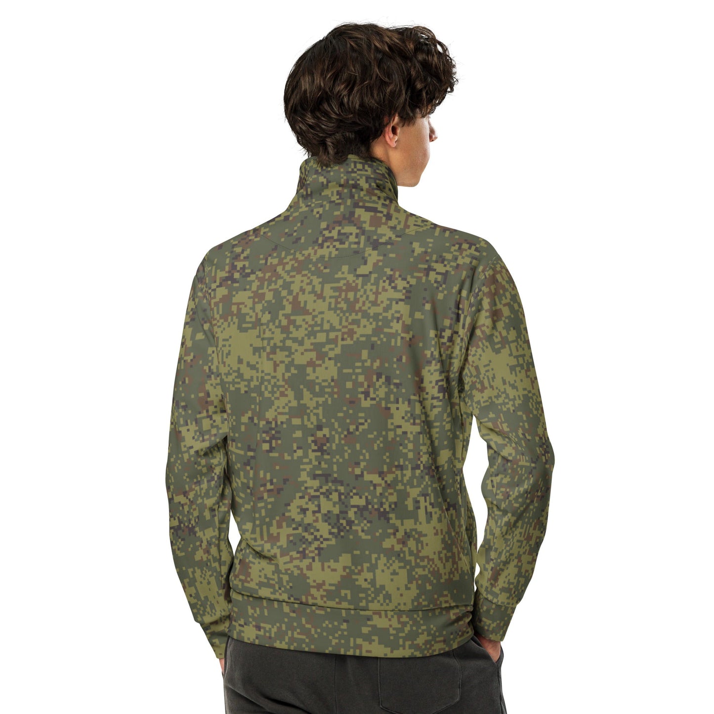 Russian Digital EMR Woodland CAMO Unisex track jacket - Track Jackets