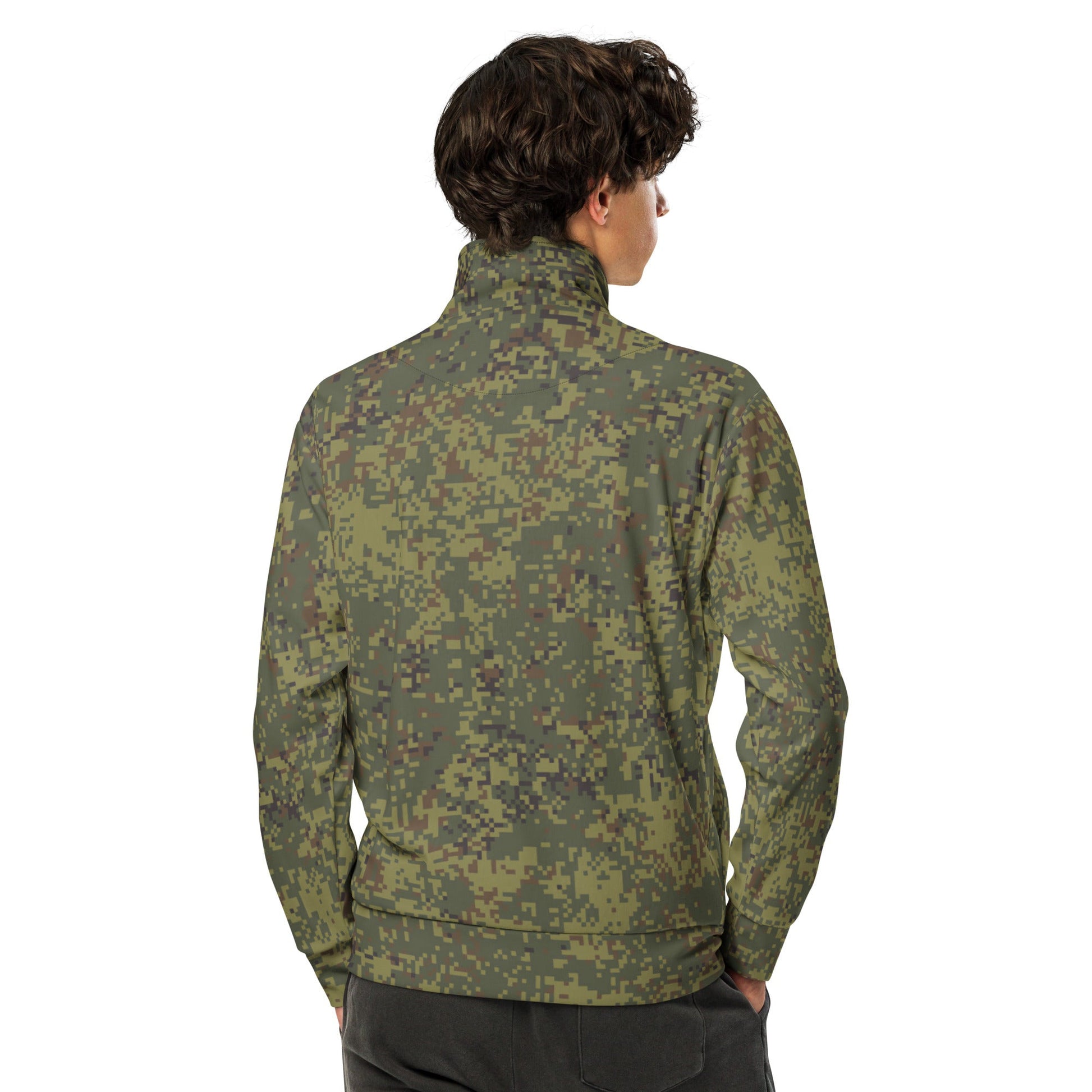 Russian Digital EMR Woodland CAMO Unisex track jacket - Track Jackets