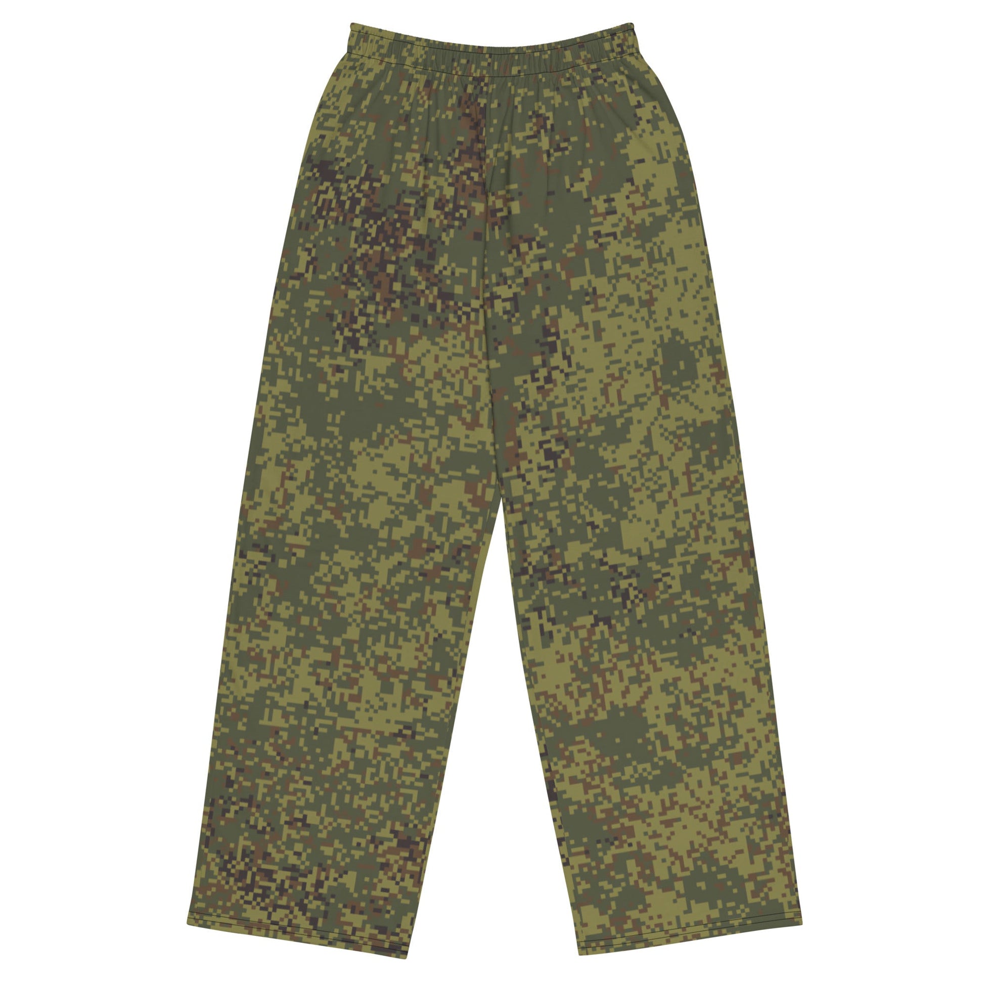 Russian Digital EMR Woodland CAMO unisex wide-leg pants - 2XS - Wide-leg Pants