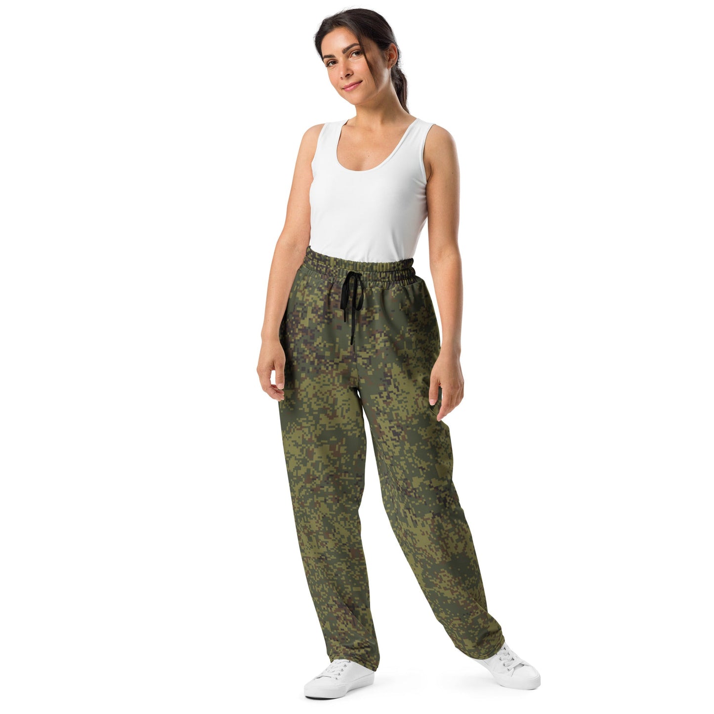 Russian Digital EMR Woodland CAMO Wide-leg joggers - Joggers