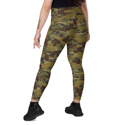 Russian Digital OSN Woodland CAMO Leggings with pockets - Womens With Pockets