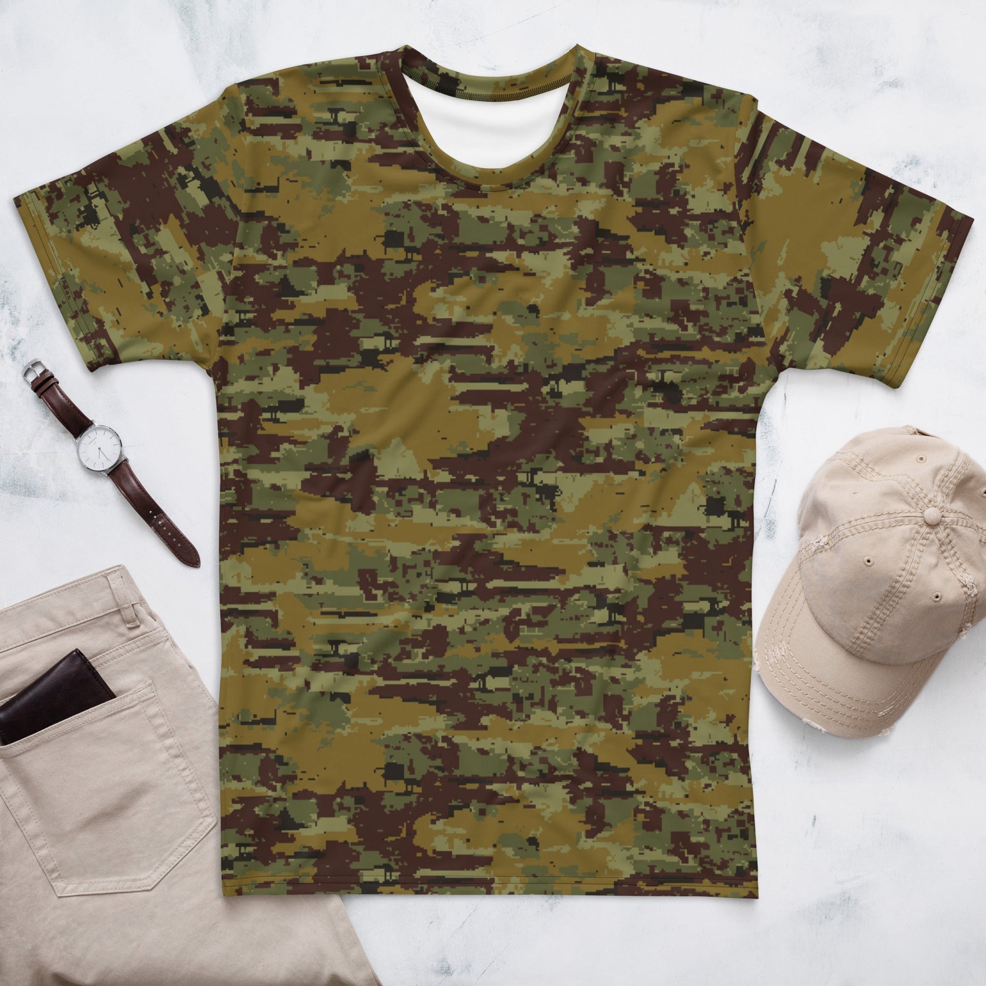 Russian Digital OSN Woodland CAMO Mens t-shirt - XS - T-Shirts