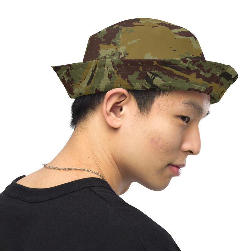 Digital OSN Woodland Russian CAMO Reversible Bucket Hat - Head