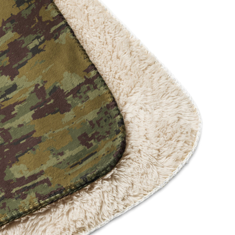 Digital OSN Woodland Russian CAMO Sherpa Blanket