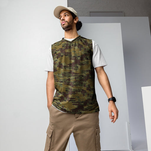 Digital OSN Woodland Russian CAMO Unisex Basketball Jersey - 2XS