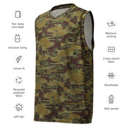 Digital OSN Woodland Russian CAMO Unisex Basketball Jersey