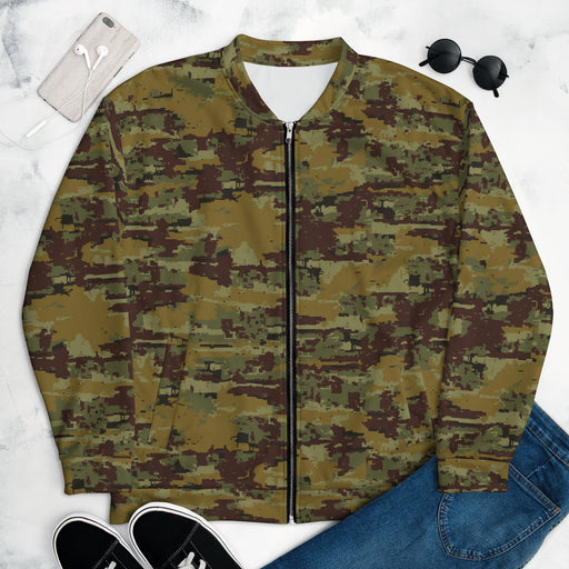 Digital OSN Woodland Russian CAMO Unisex Bomber Jacket - XS