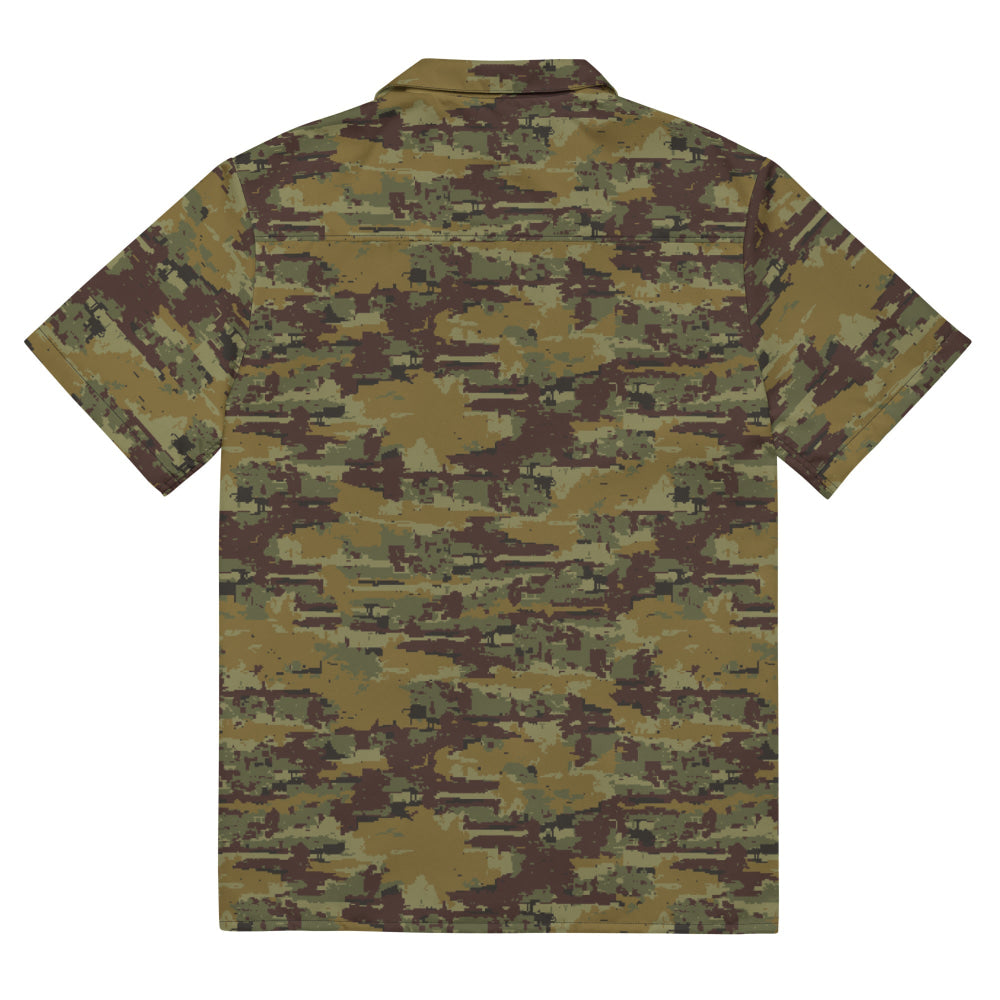 Russian Digital OSN Woodland CAMO Unisex button shirt - Button Shirt