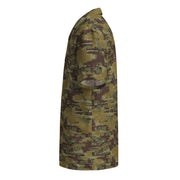 Digital OSN Woodland Russian CAMO Unisex Short-Sleeve Button Shirt - Button-Up