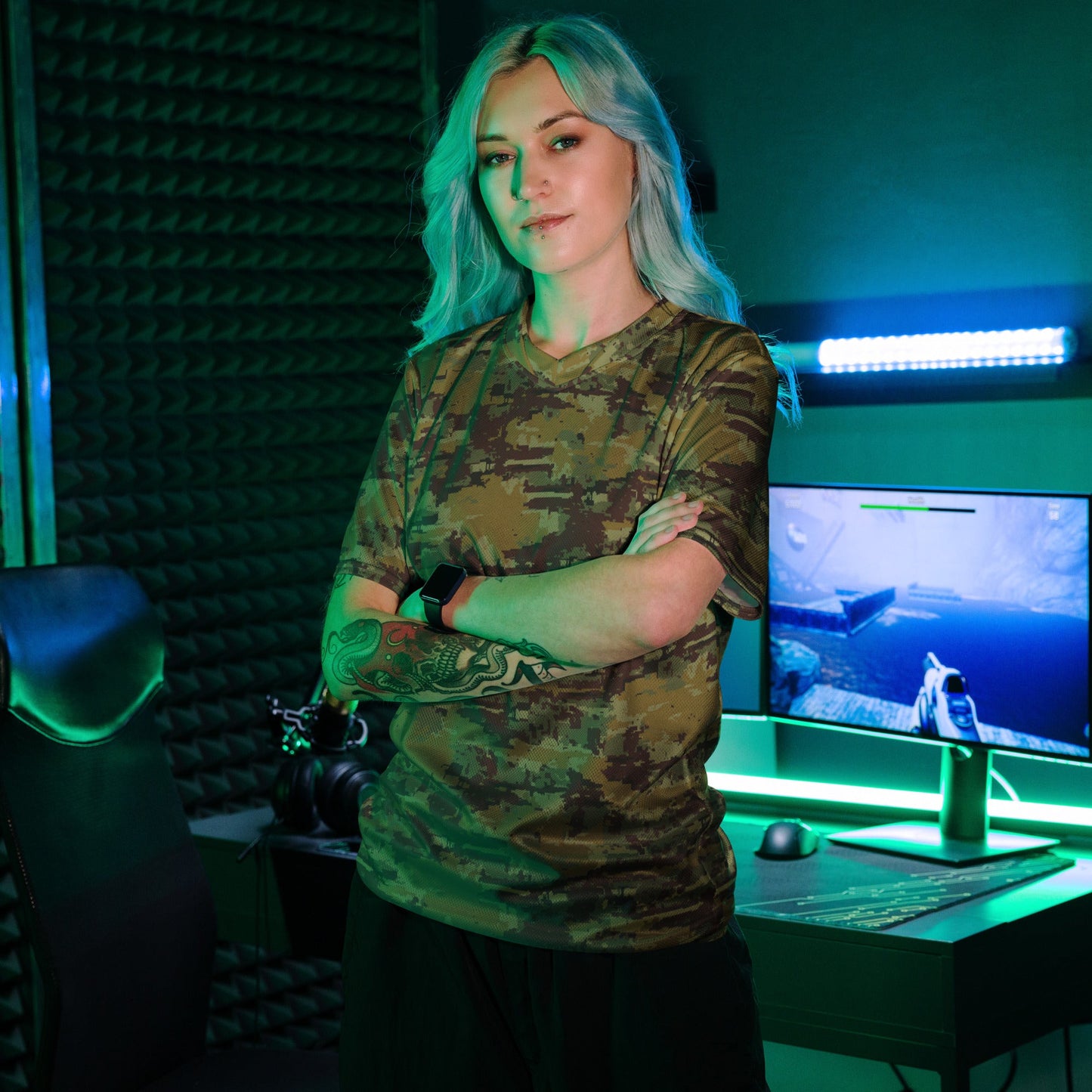 Russian Digital OSN Woodland CAMO unisex sports jersey Sports Jerseys