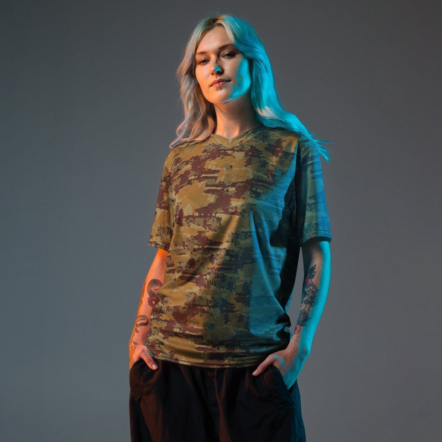 Russian Digital OSN Woodland CAMO unisex sports jersey Sports Jerseys