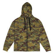 Digital OSN Woodland Russian CAMO Unisex Zip Hoodie - 2XS