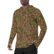 Digital Spectre Autumn Russian CAMO Mens Sunscreen Sports Hoodie With Thumb Holes - S / White