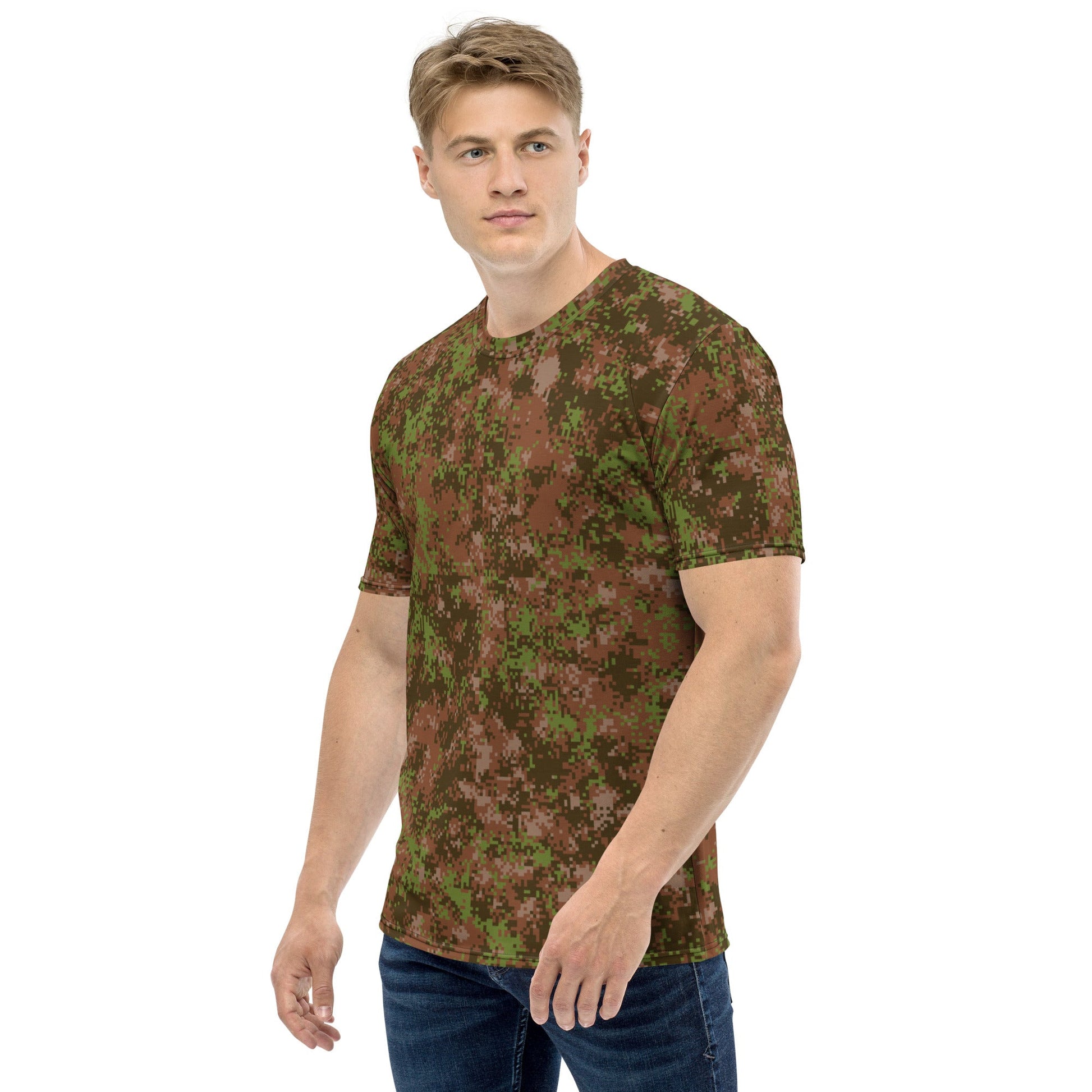 Russian Digital Spectre Autumn CAMO Mens t-shirt - T-Shirts