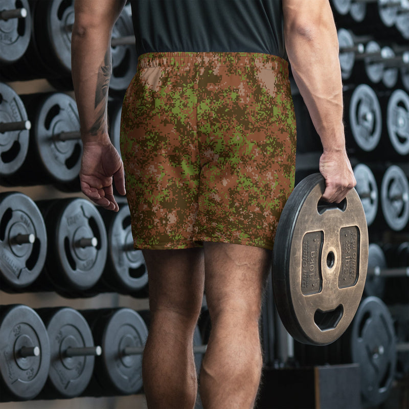 Digital Spectre Autumn Russian CAMO Unisex Athletic Long Shorts