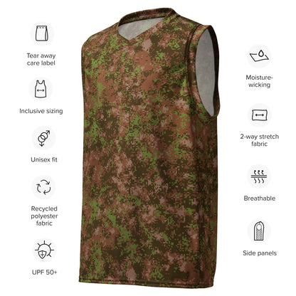 Russian Digital Spectre Autumn CAMO unisex basketball jersey Basketball Jerseys
