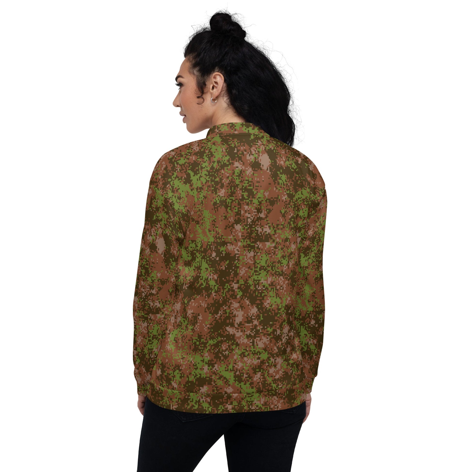 Russian Digital Spectre Autumn CAMO Unisex Bomber Jacket - Jackets