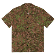Digital Spectre Autumn Russian CAMO Unisex Short-Sleeve Button Shirt - 2XS - Button-Up