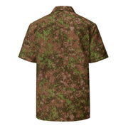 Digital Spectre Autumn Russian CAMO Unisex Short-Sleeve Button Shirt - Button-Up