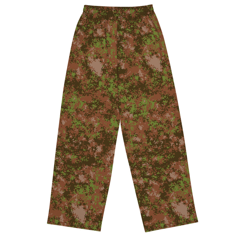 Digital Spectre Autumn Russian CAMO Unisex Wide-Leg Leisure Pants - Pant