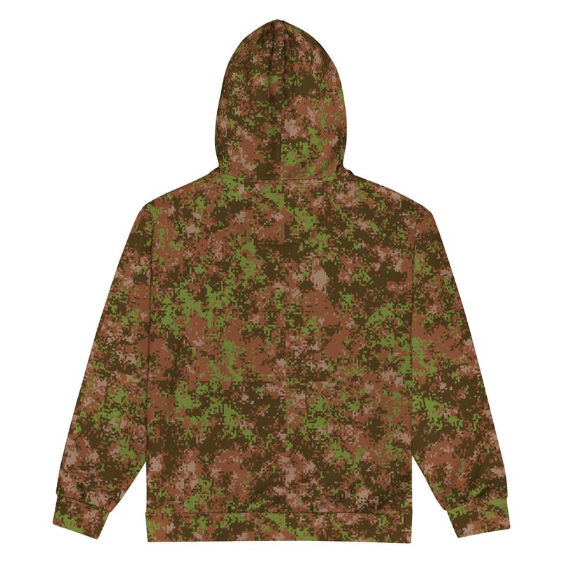 Digital Spectre Autumn Russian CAMO Unisex Zip Hoodie