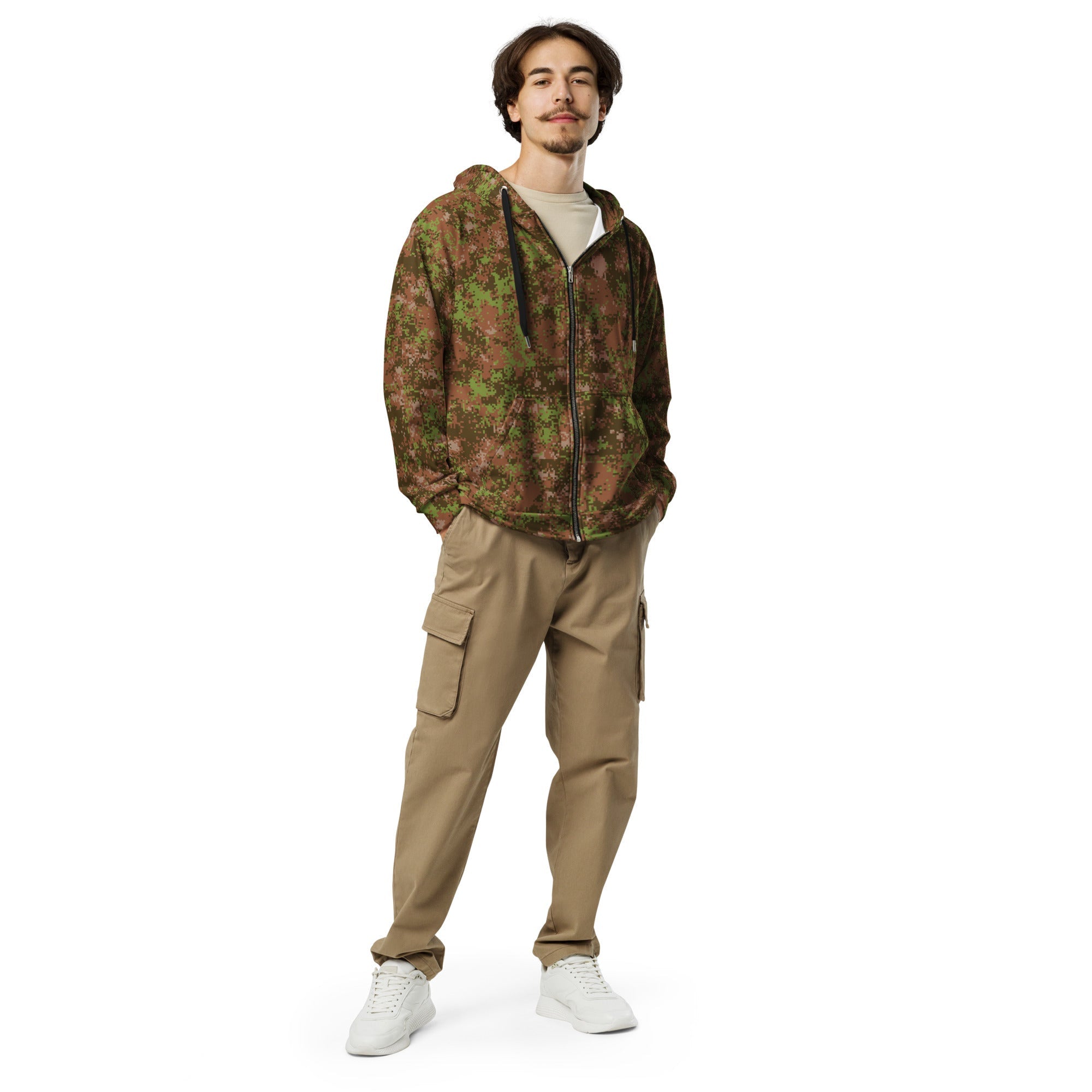 CAMO HQ - Russian Digital Spectre Autumn CAMO Unisex Zip Hoodie CAMO HQ - Russian Digital Spectre Autumn CAMO Unisex Zip Hoodie