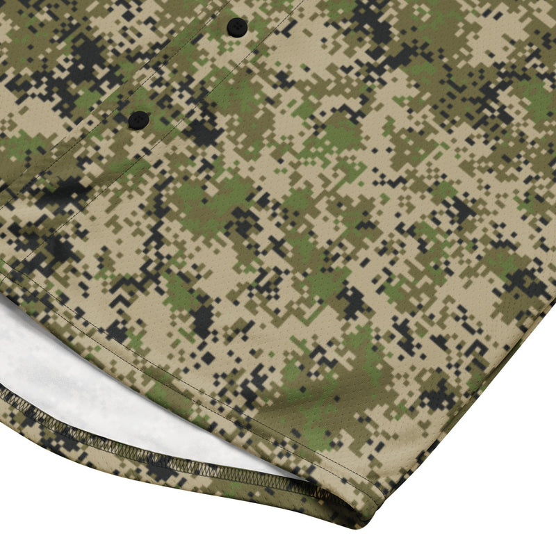 Digital Spectre Steppe Russian CAMO Unisex Baseball Jersey