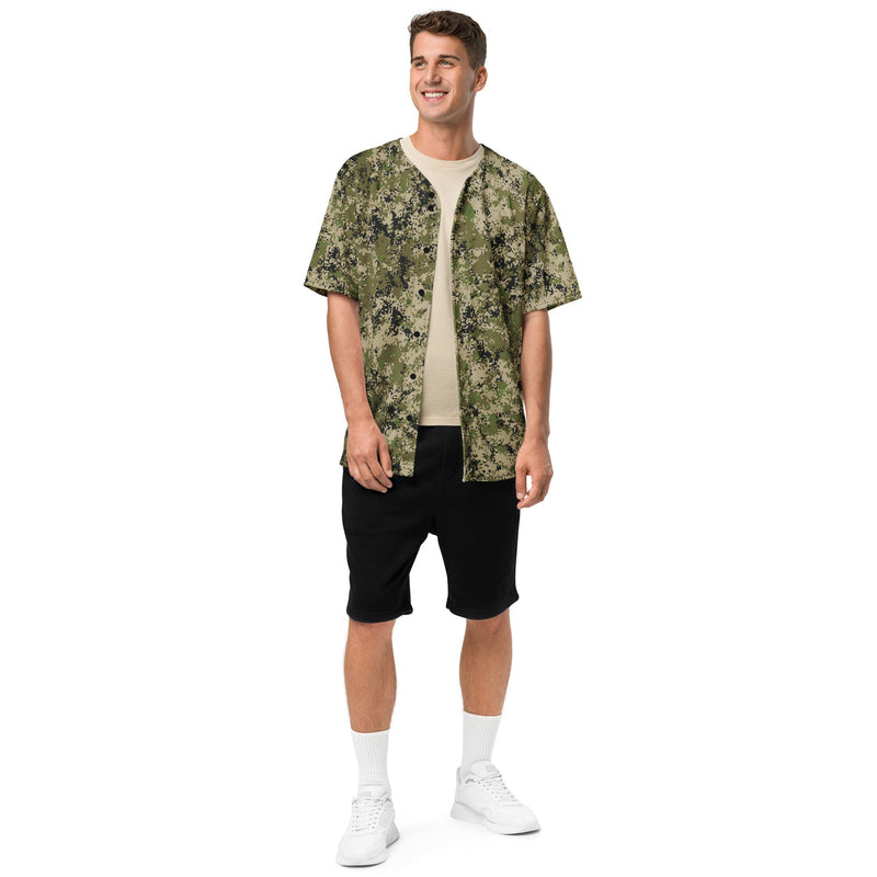 Digital Spectre Steppe Russian CAMO Unisex Baseball Jersey