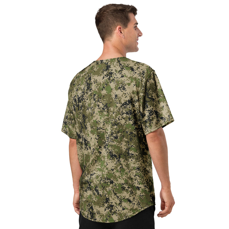 Digital Spectre Steppe Russian CAMO Unisex Baseball Jersey