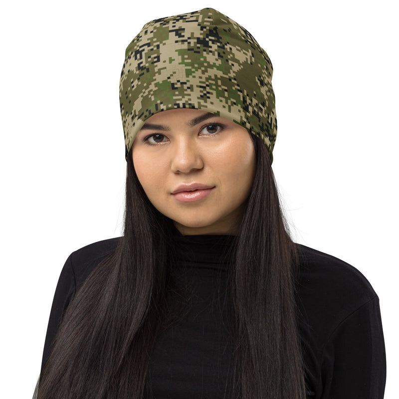 Digital Spectre Steppe Russian CAMO Beanie - Head