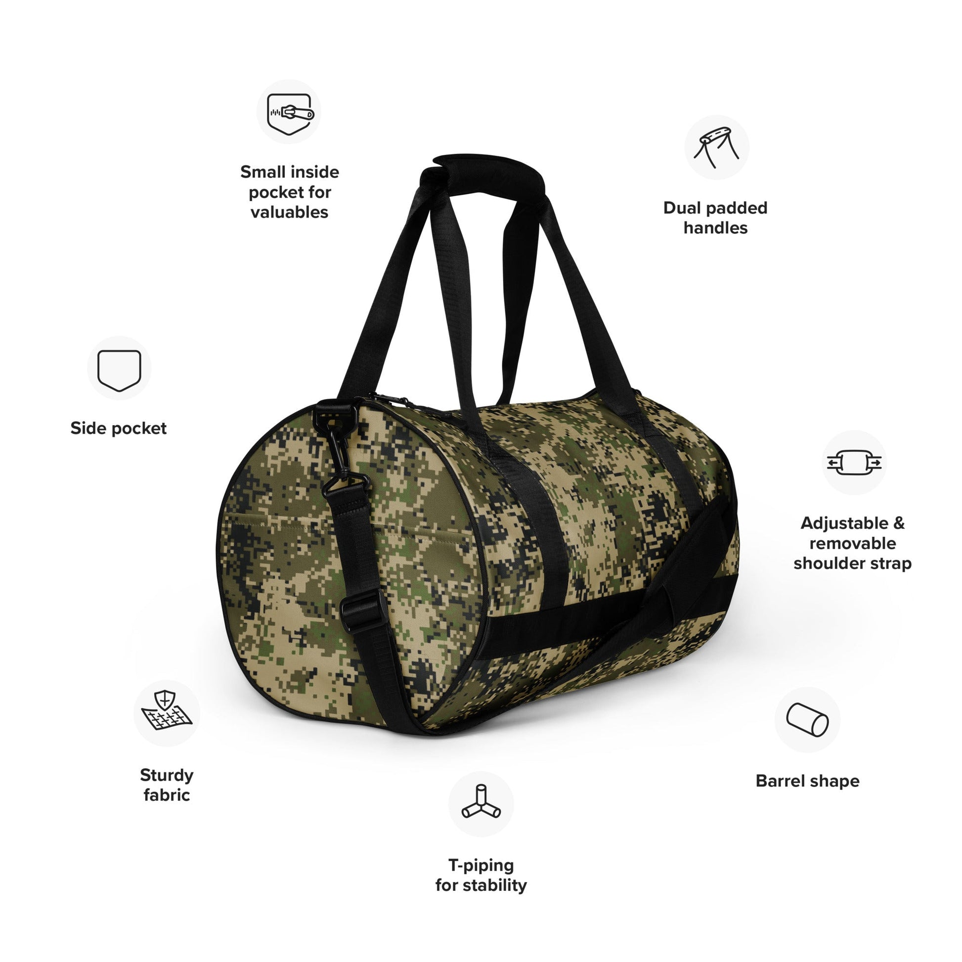 Russian Digital Spectre SKVO CAMO gym bag - Gym Bags