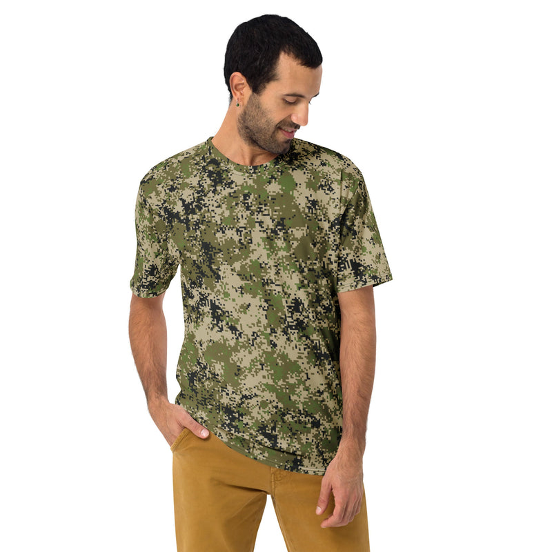 Digital Spectre Steppe Russian CAMO Mens T-Shirt