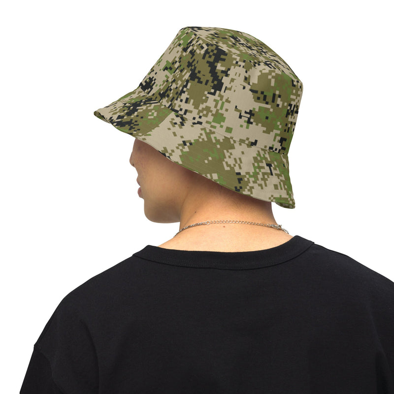 Digital Spectre Steppe Russian CAMO Reversible Bucket Hat - XS - Head
