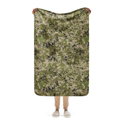 Russian Digital Spectre SKVO CAMO Sherpa Blanket - 37″×57″