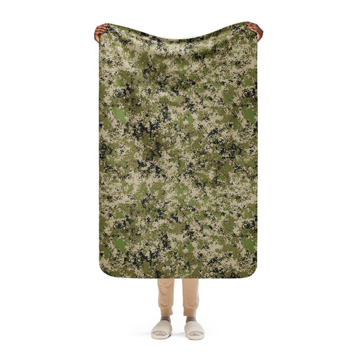 Digital Spectre Steppe Russian CAMO Sherpa Blanket - 37″×57″