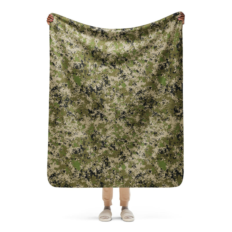 Digital Spectre Steppe Russian CAMO Sherpa Blanket - 50″×60″