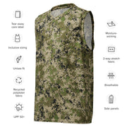 Digital Spectre Steppe Russian CAMO Unisex Basketball Jersey