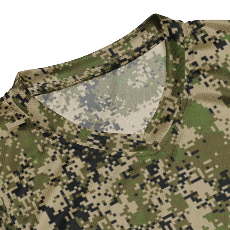 Digital Spectre Steppe Russian CAMO Unisex Basketball Jersey