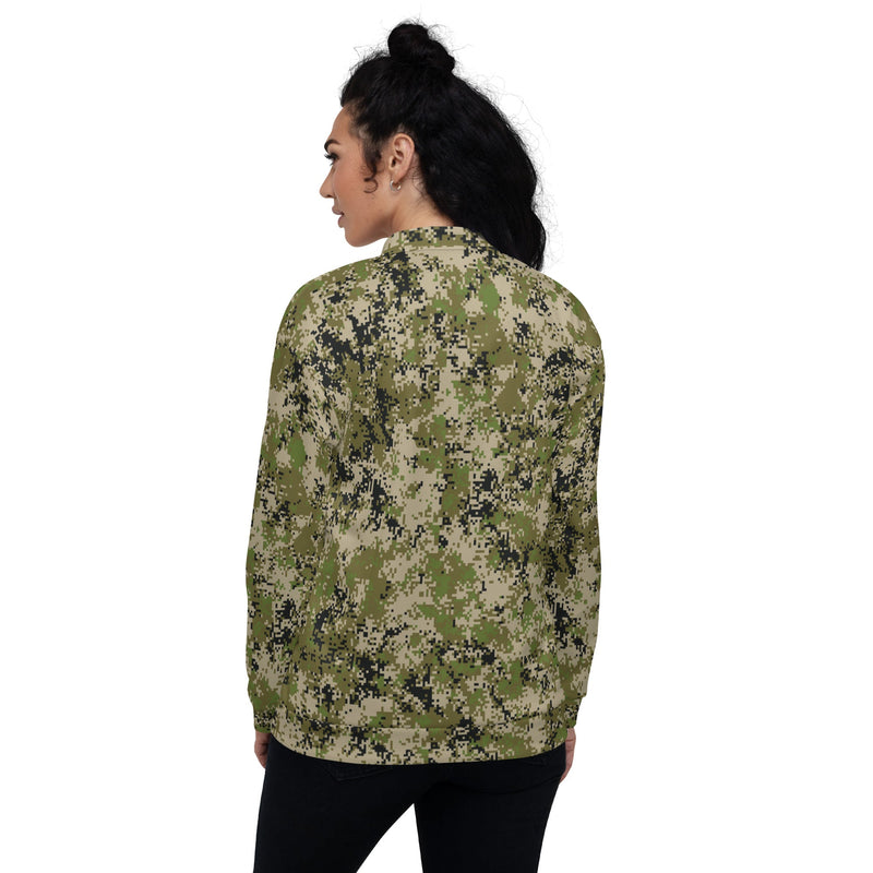 Digital Spectre Steppe Russian CAMO Unisex Bomber Jacket