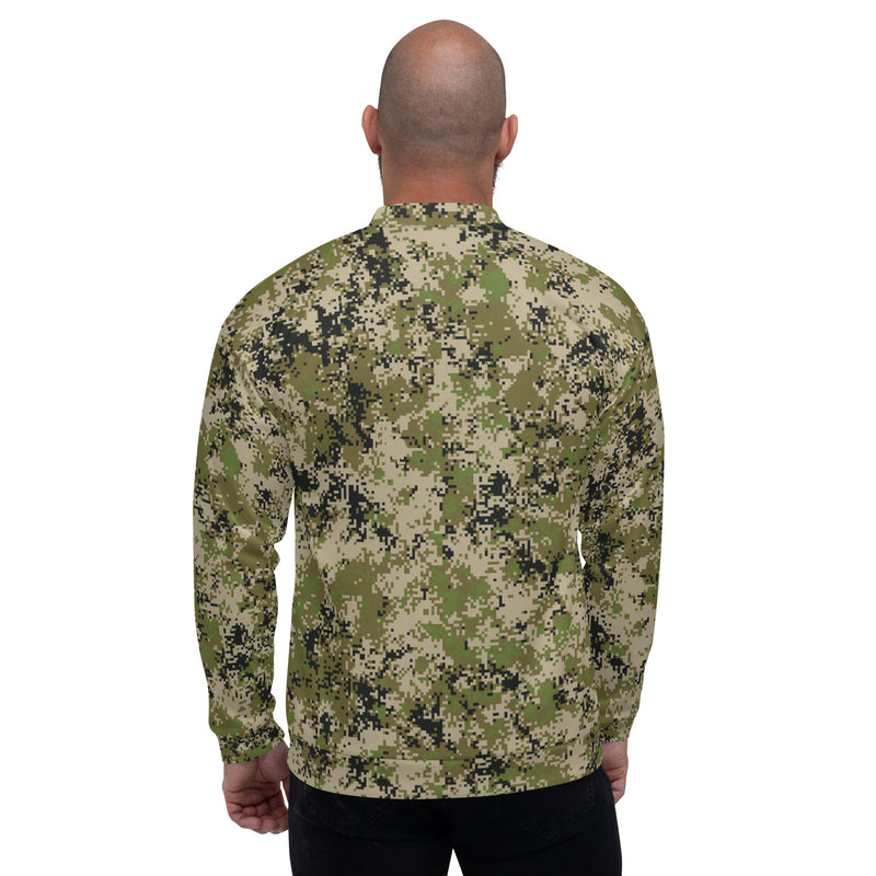 Digital Spectre Steppe Russian CAMO Unisex Bomber Jacket