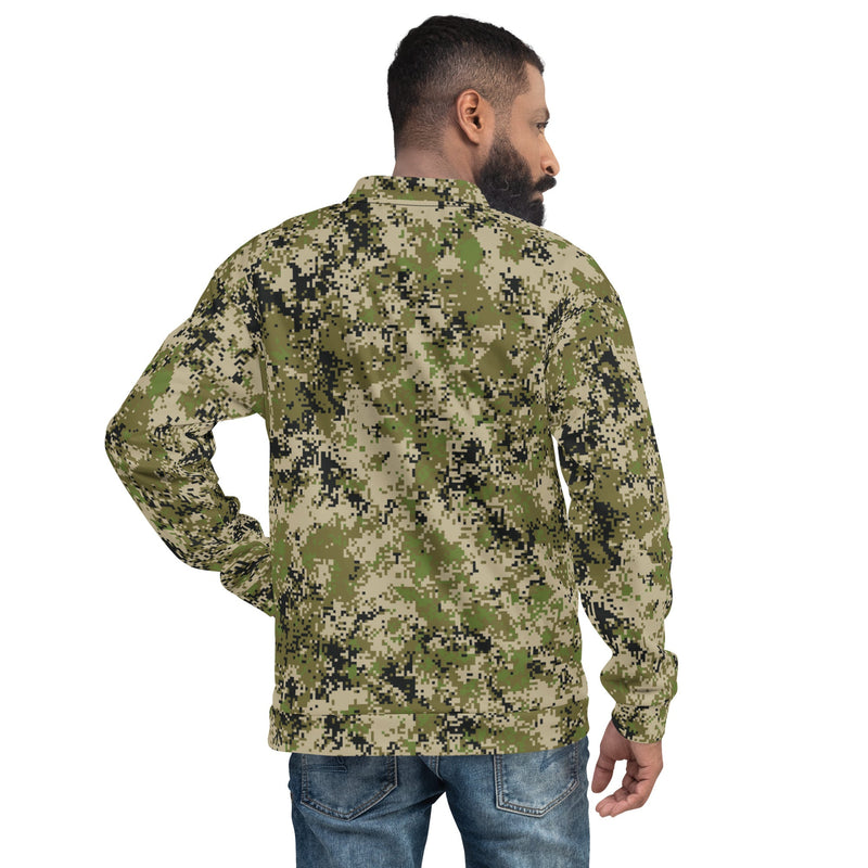 Digital Spectre Steppe Russian CAMO Unisex Bomber Jacket