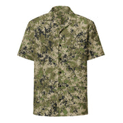 Digital Spectre Steppe Russian CAMO Unisex Short-Sleeve Button Shirt - Button-Up