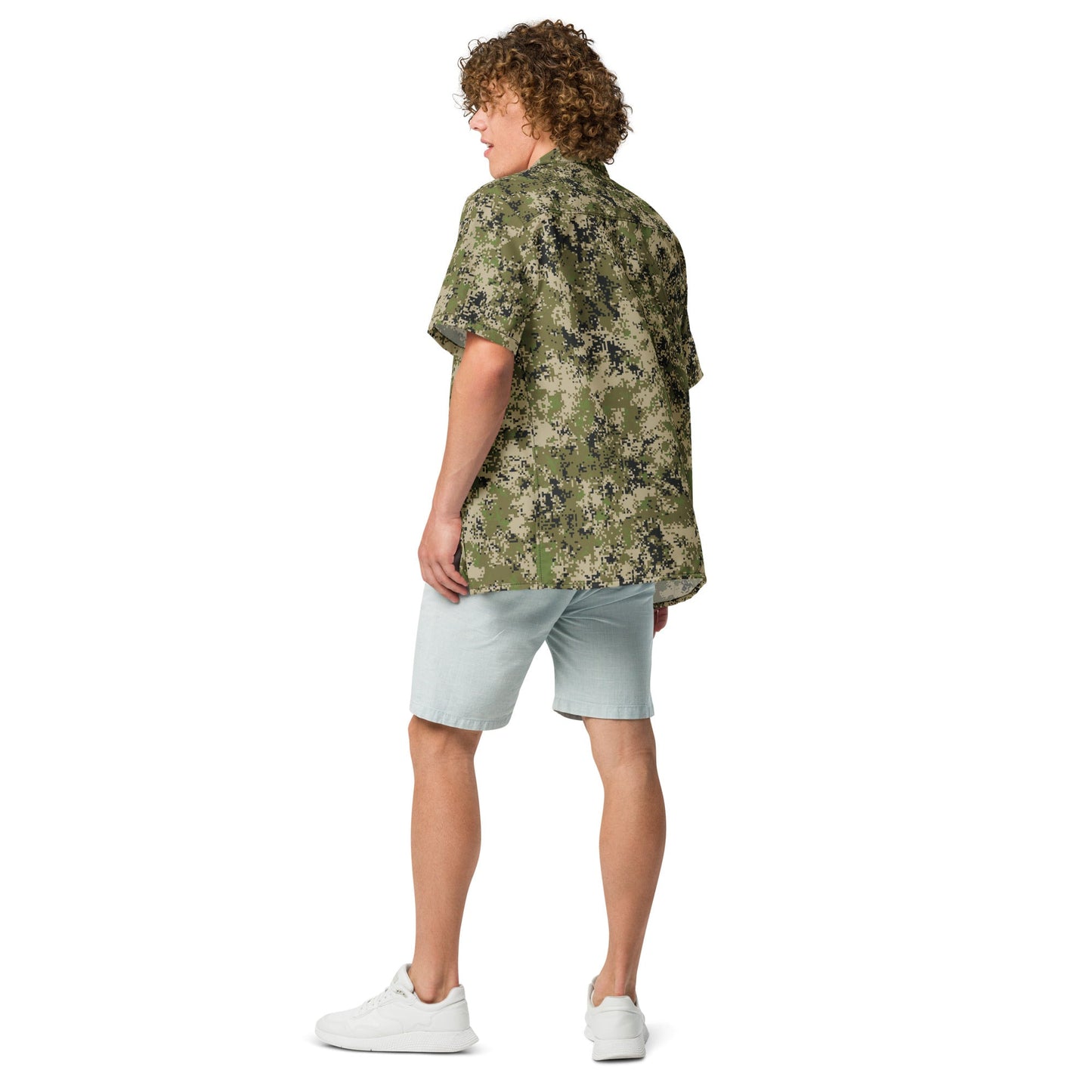 Russian Digital Spectre SKVO CAMO Unisex button shirt - Button Shirts