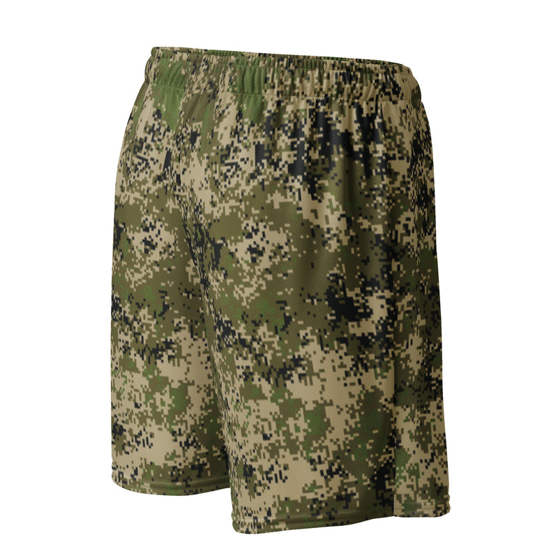 Digital Spectre Steppe Russian CAMO Unisex Mesh Shorts