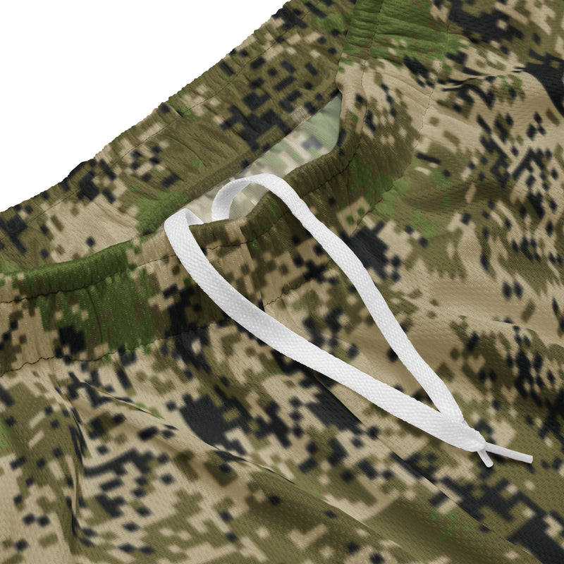 Digital Spectre Steppe Russian CAMO Unisex Mesh Shorts
