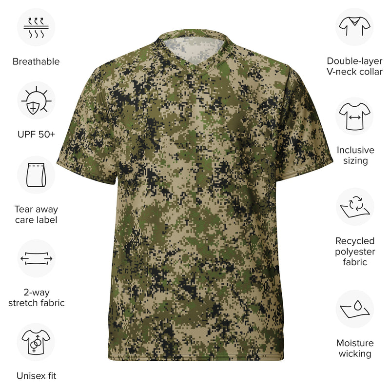 Digital Spectre Steppe Russian CAMO Unisex Sports Jersey