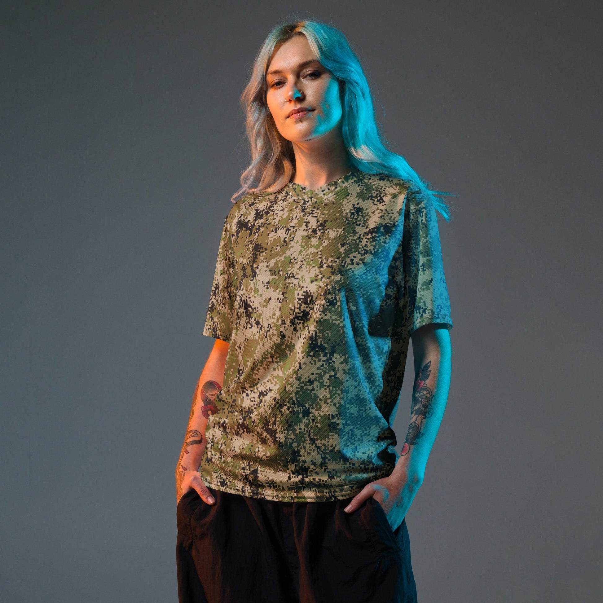 Russian Digital Spectre SKVO CAMO unisex sports jersey - Sports Jerseys