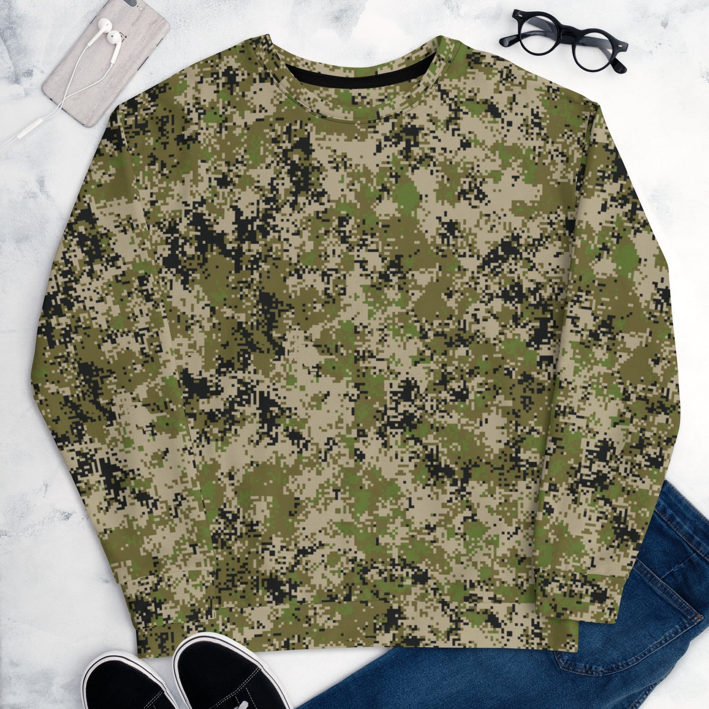 Russian Digital Spectre SKVO CAMO Unisex Sweatshirt - Sweatshirts