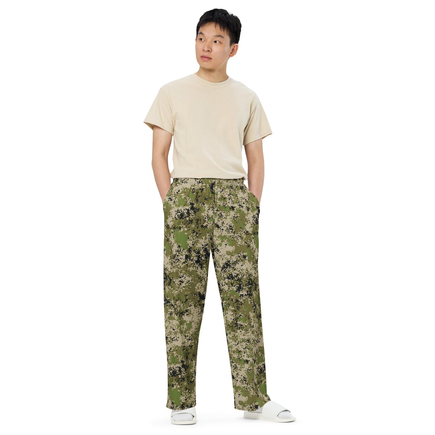 Russian Digital Spectre SKVO CAMO unisex wide-leg pants - Wide-leg Pants