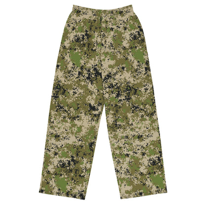 Russian Digital Spectre SKVO CAMO unisex wide-leg pants - 2XS - Wide-leg Pants